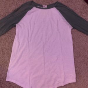 PINK quarter sleeve shirt, size S